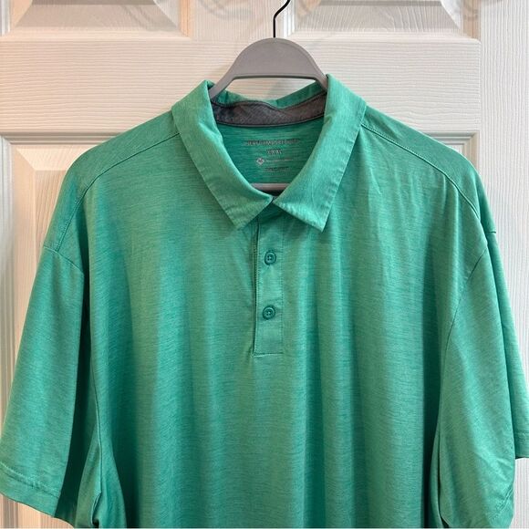 Member's Mark Men's Performance Polo Shirt Green Size XXX-Large - Picture 3 of 6